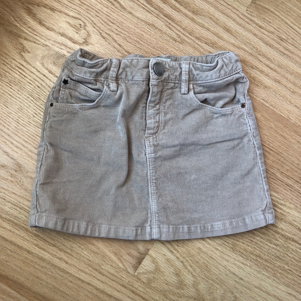 Beige Zara winter skirt